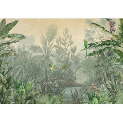 Φωτοταπετσαρία Τοίχου  «A.S. Création»  «Cuba»  «GreenJunglePar» DD120244 (400cm x 280 cm ) 