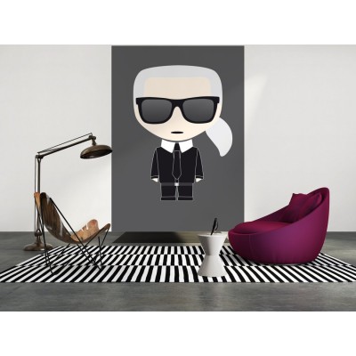 Φωτοταπετσαρία Τοίχου  «A.S. Création»  «Karl Lagerfeld»  «Icon Karl Blac» DD120249  (200cm x 280 cm ) 