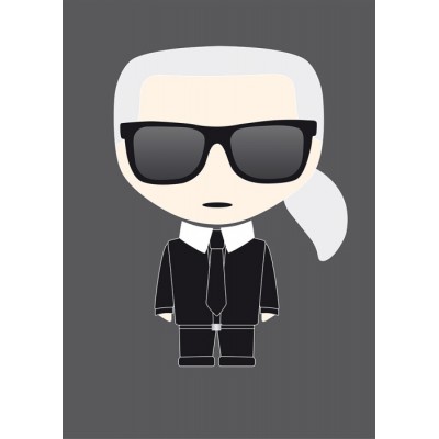 Φωτοταπετσαρία Τοίχου  «A.S. Création»  «Karl Lagerfeld»  «Icon Karl Blac» DD120249  (200cm x 280 cm ) 