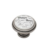 Πόμολα επίπλων Roline Paris 585 σε Old Silver