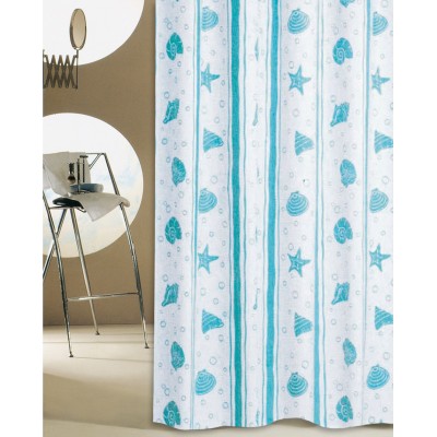 ΚΟΥΡΤΙΝΑ ΜΠΑΝΙΟΥ ΠΛΑΣΤΙΚΗ RS-163 PVC 180(Μ)X180(Υ)