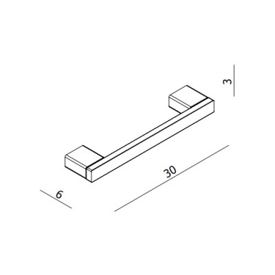 Κρίκος Langberger 123 series 21113-56A χρώμιο 30cm