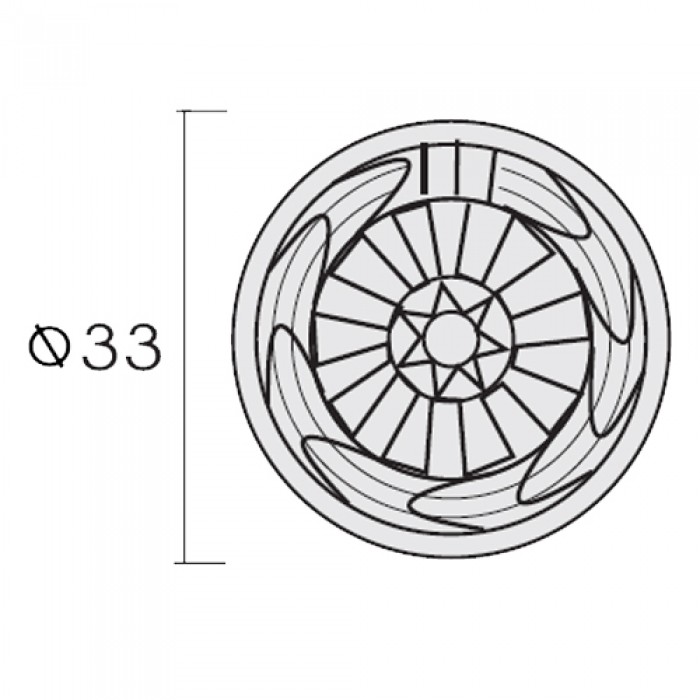 Πόμολα επίπλων Conset  C907 Οξυντέ