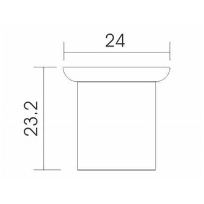 Πόμολα επίπλων Convex 286