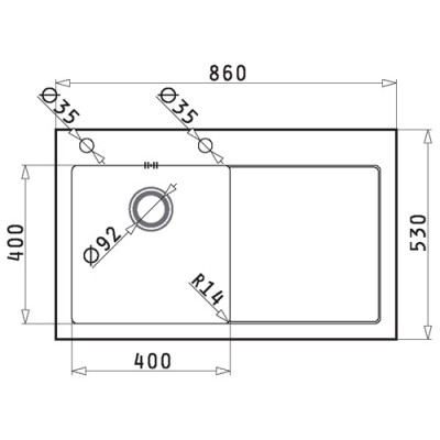 ΝΕΡΟΧΥΤΕΣ Pyramis CRYSTALON (86Χ53) 1B 1D Μαύρο Δεξί πλαϊνό - 109501930